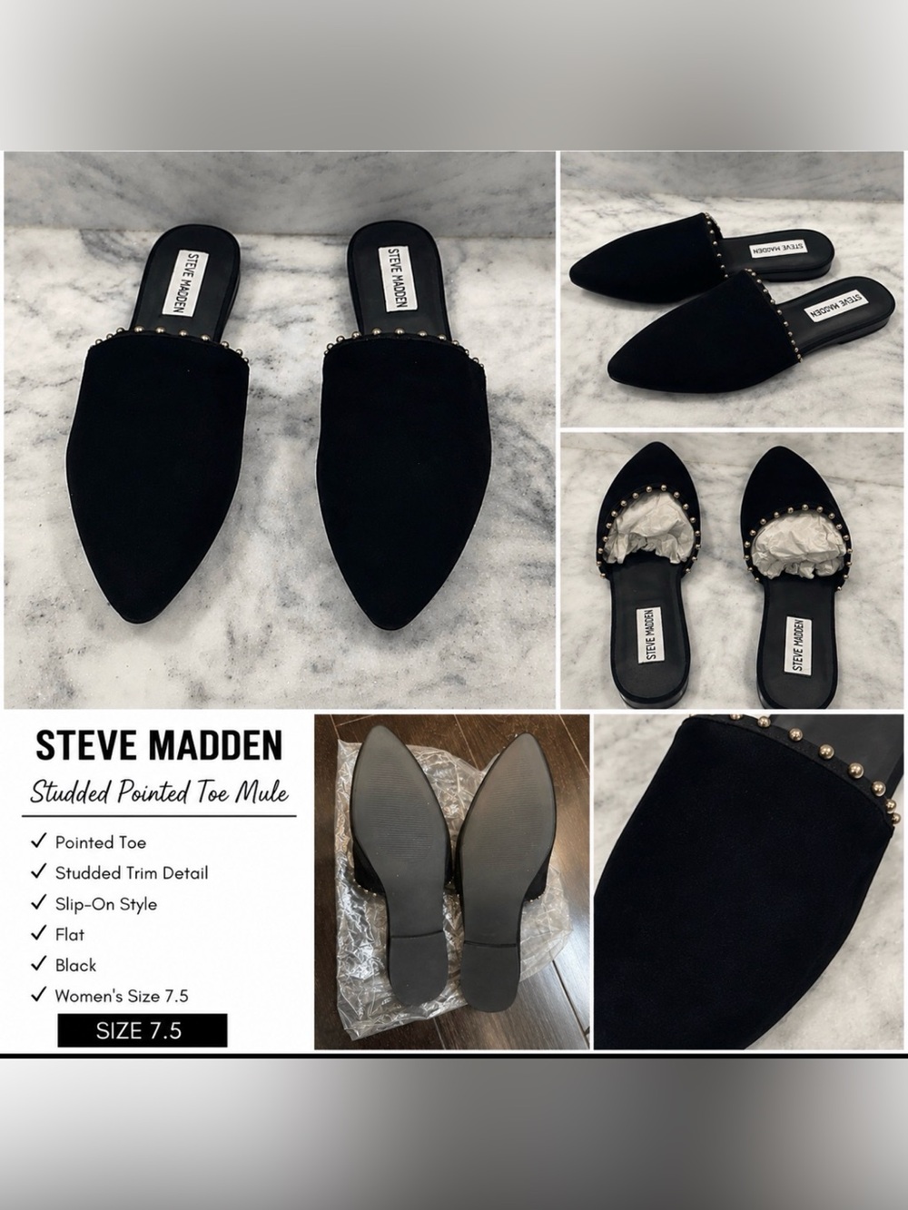 Brand new Steve Madden mules